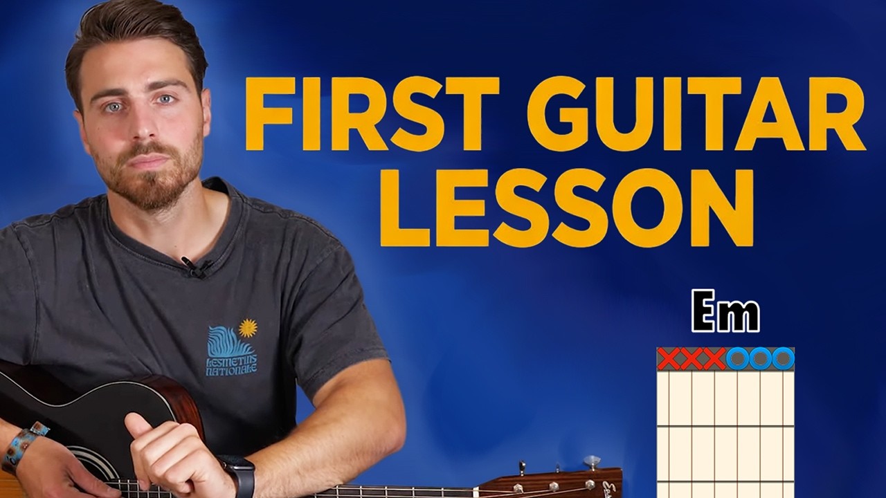 Your First Guitar Lesson – Guitar Basics for Beginners - YouTube