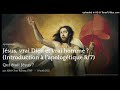 Abbé Côme Rabany - Jésus, vrai Dieu ou vrai homme ?