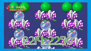 Birdpapa bubble crush, levels 2214-2250, beautiful bubble game with naughty stars screenshot 4