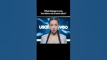 What belongs to you, but others use it more often? 🤔 #veo3 #riddle #shorts