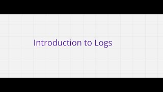 Very Brief and quick intro to logs and what they actually mean