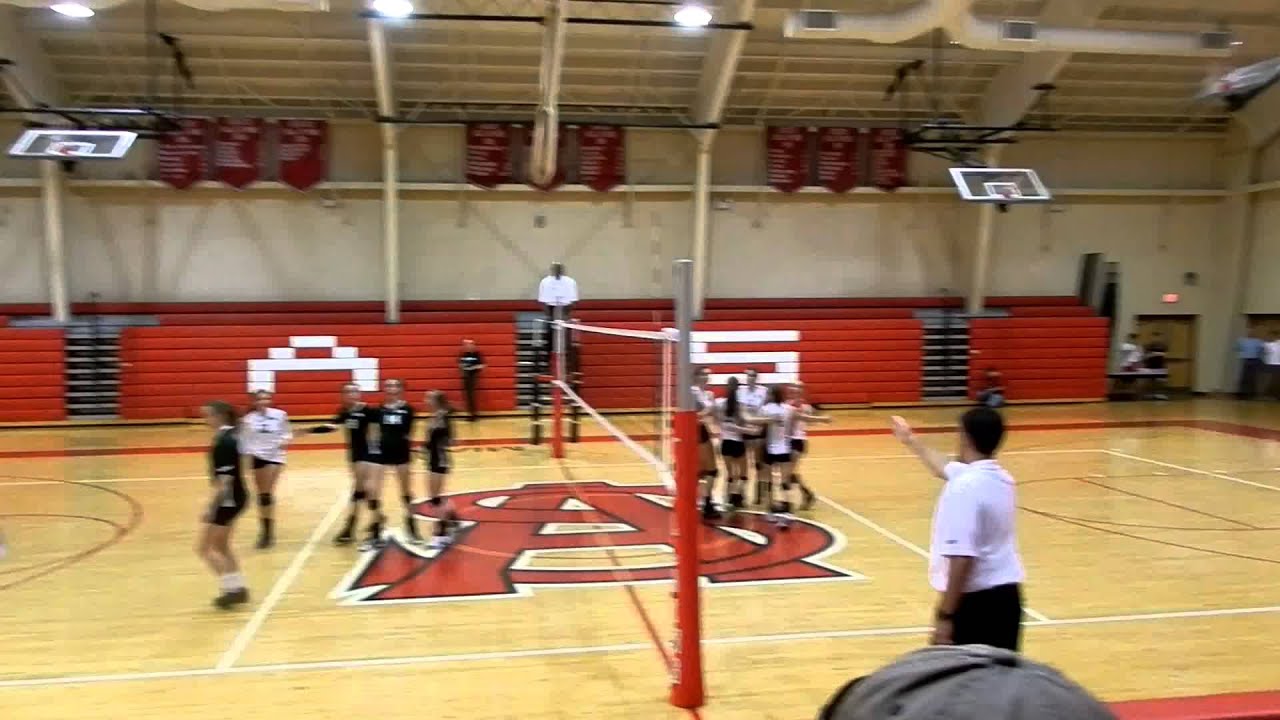 St. Paul's/Spalding volleyball IAAM A semifinals Game three 10/24/12