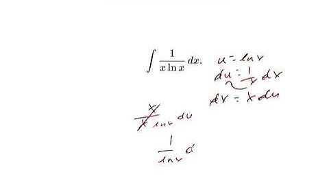 calculus 2 integrate 1/xlnx dx | practice problem