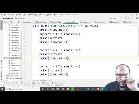 11 Python Handling Data Course File Handling  ReadLine, ReadLines, file pointer with tell function