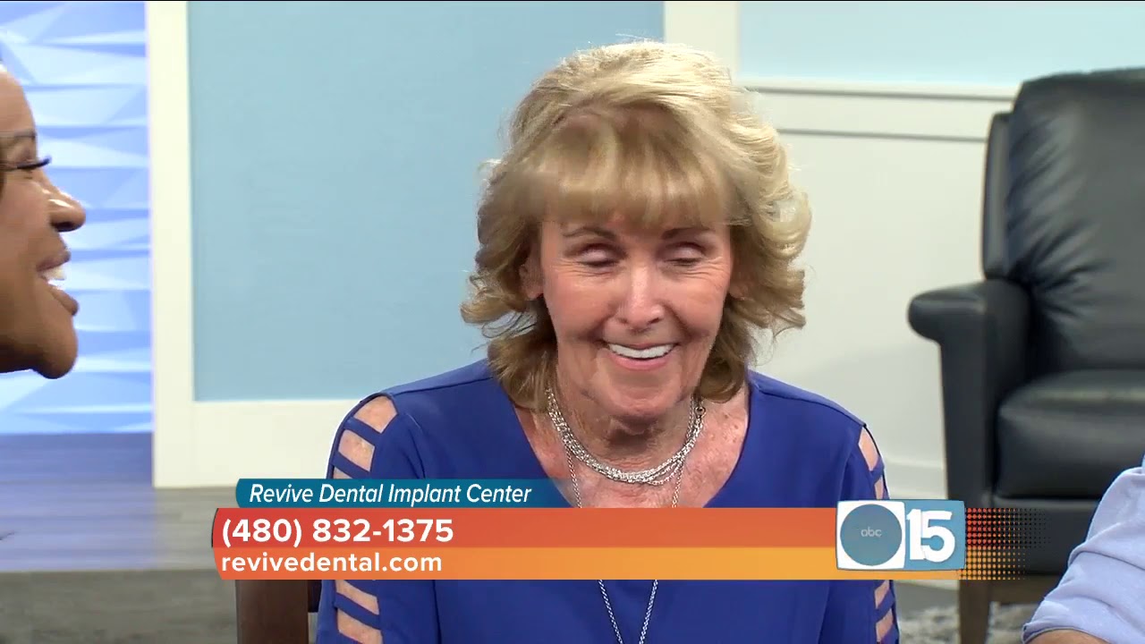Dr. Nate Farley and Mary Cooper discuss dental implants vs. dentures