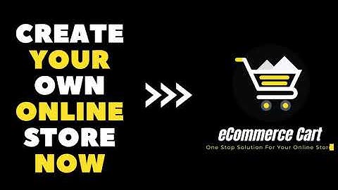 Create Online Store | Website | Application | Admin Panel