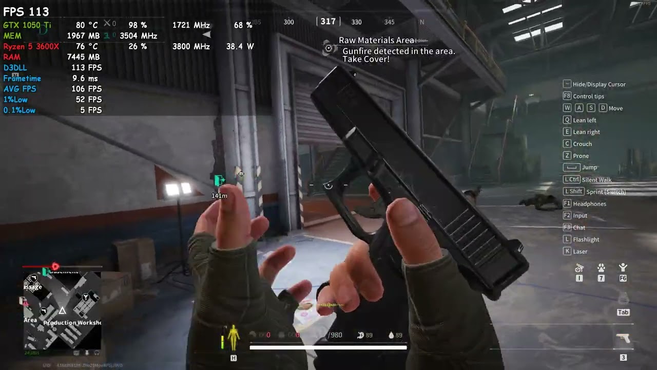 Lost light GTX 1050 Ti 4GB FPS TEST