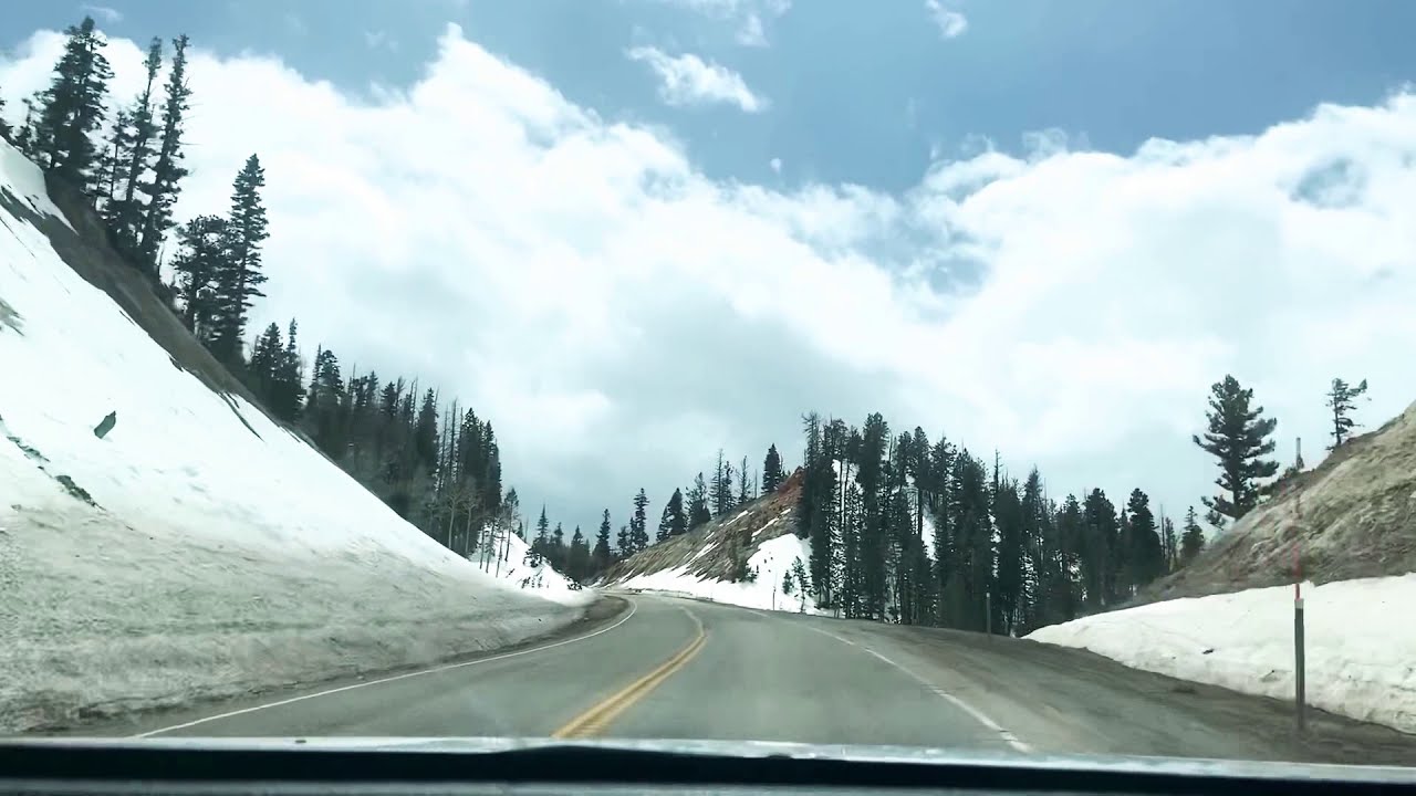 Utah - Cedar Breaks NM - April 2020 - Portion of adrive from Cedar City to the Cedar Breaks NM Area.