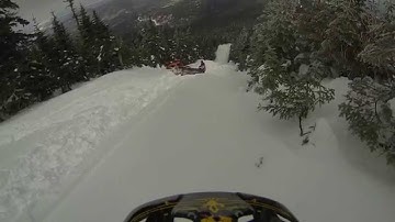 polaris switchback 800 fourth attempt to climb hill