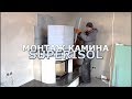 Монтаж камина с применением плит SUPERISOL