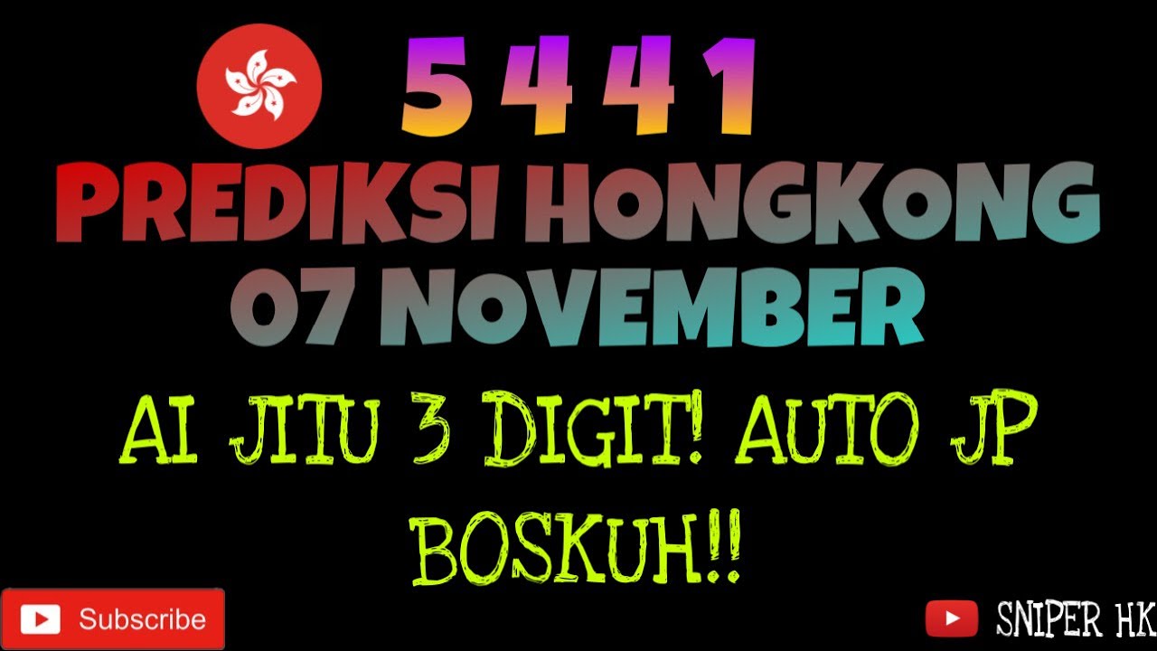 Prediksi Hongkong 07 November 2020 Hkmalamini Sniper Hk Youtube