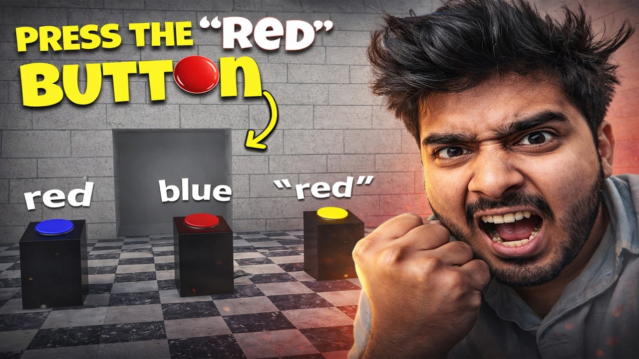 This Game Made Me Lose My Mind 😡 (Red Button Challenge)