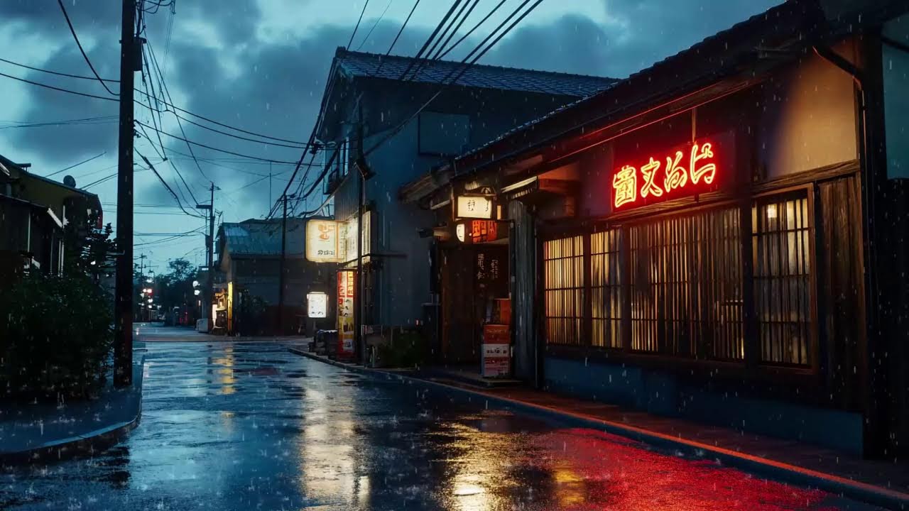 Dreamy Tokyo Rain 🌧️ Smooth Lofi Music for Deep Focus & Calm Nights