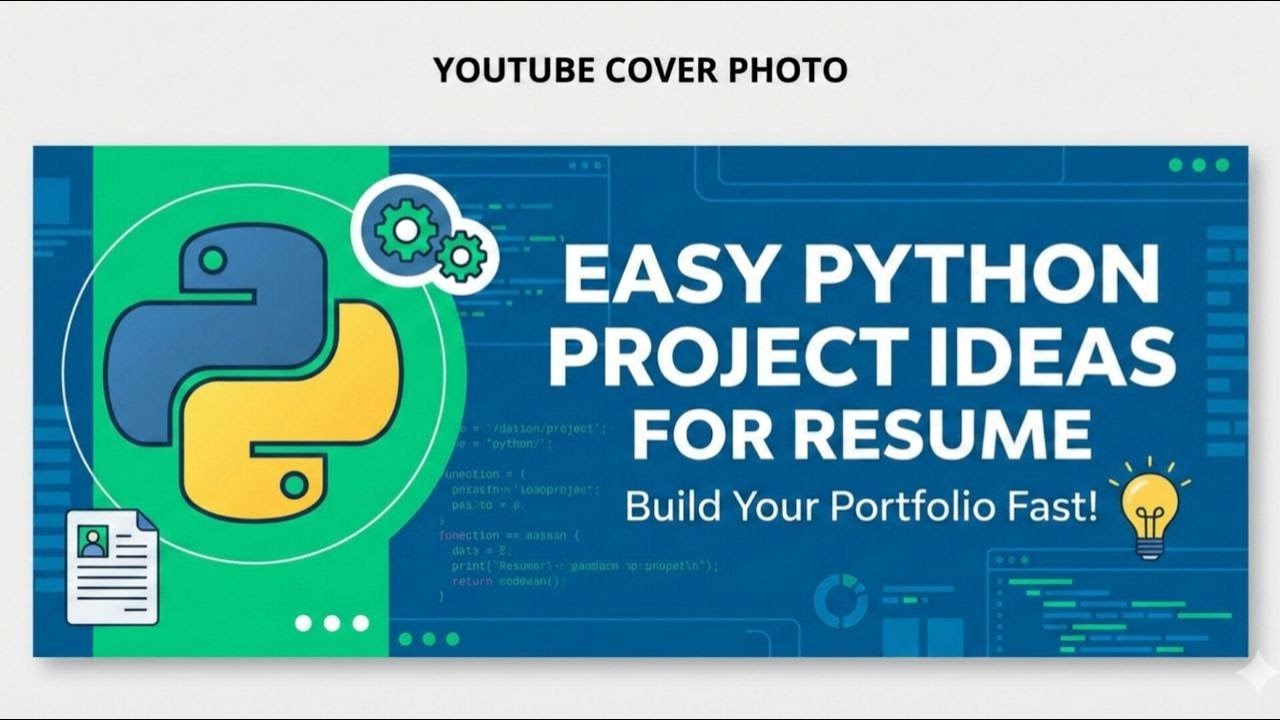 5 Simple Python Projects That Will Get You Hired in 2026 - YouTube