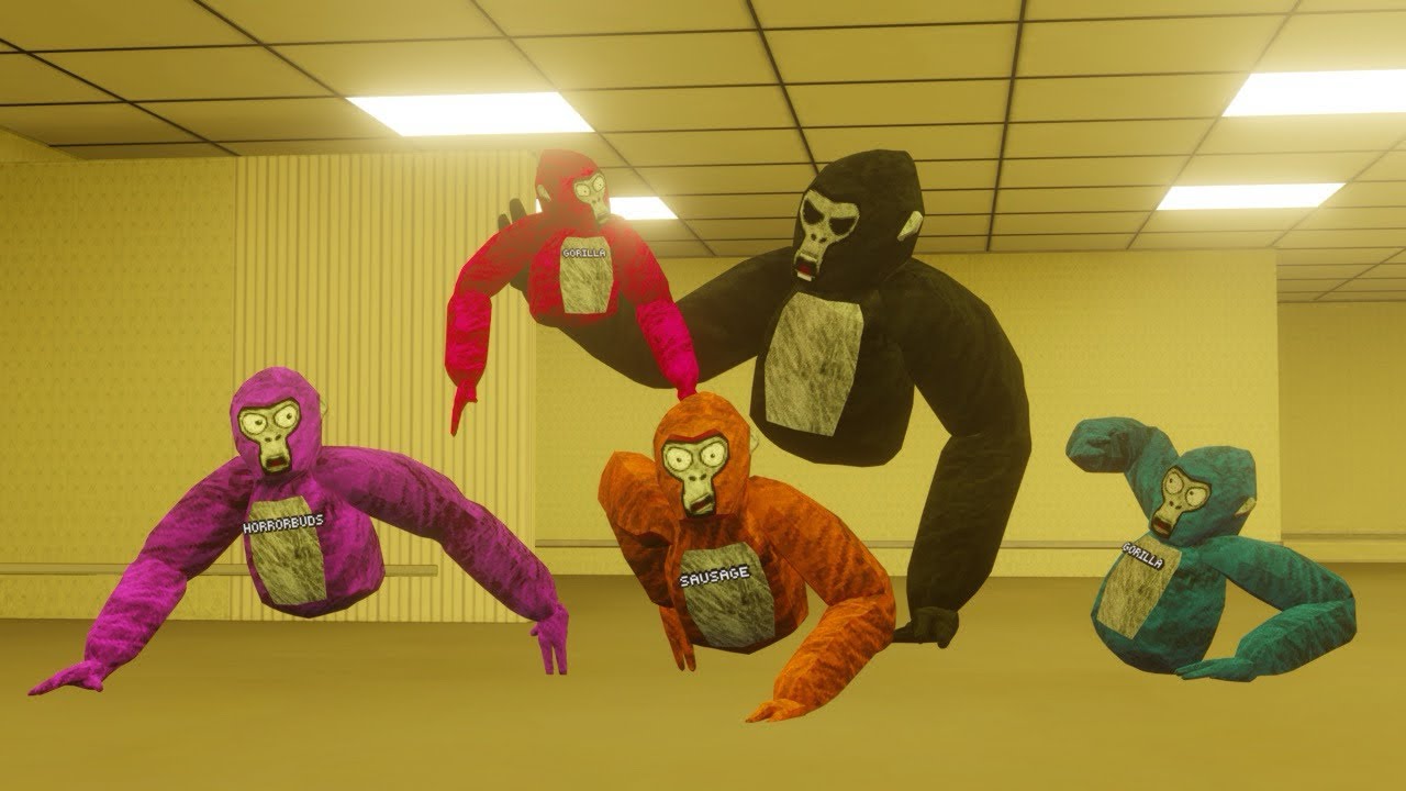 We Went To The Backrooms In Gorilla Tag! | Fearing Gorilla