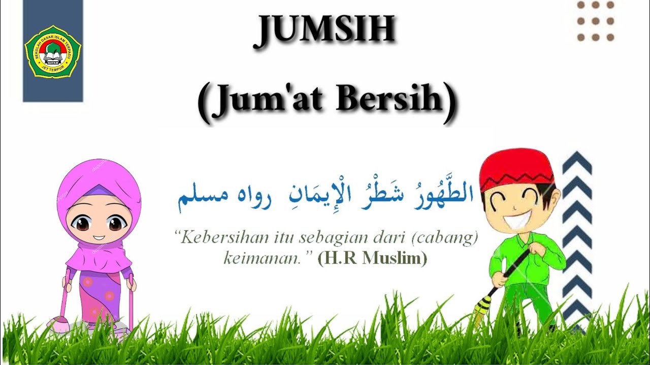 JUMSIH, Jum'at Bersih, kegiatan SD IT JET TEMPUR BATAM - YouTube