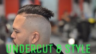HIGH SKIN FADE | UNDERCUT WITH STYLE AND BEARD