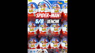 🕸️ Kinder Joy Spider-Man Surprise Egg ASMR Unboxing VC349 Venom!