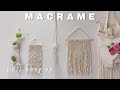 #DIY ·🌸Macrame wall hanging / 마크라메 월행잉