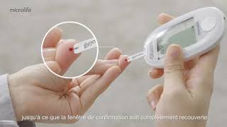 Microlife GlucoTeq Blood glucose monitoring system for easy blood glucose monitoring- FR Sub.
