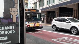 CTA New Flyer D40LF #2001 Route 157
