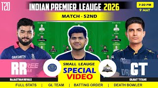 RR vs GT Dream11 Team Prediction || Rajasthan vs Gujarat Titans Dream11 Prediction || 52ND IPL Match screenshot 5