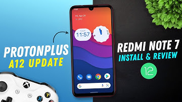 Install ProtonPlus Android 12 Official Update on Redmi Note 7 | Stable AOSP Rom?🔥