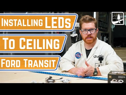 LED Lighting FORD TRANSIT | EASY Lights to Ceiling Install
