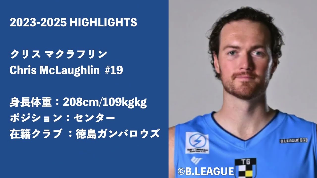 Chris McLaughlin クリス・マクラフリン  2023-25 Highlights