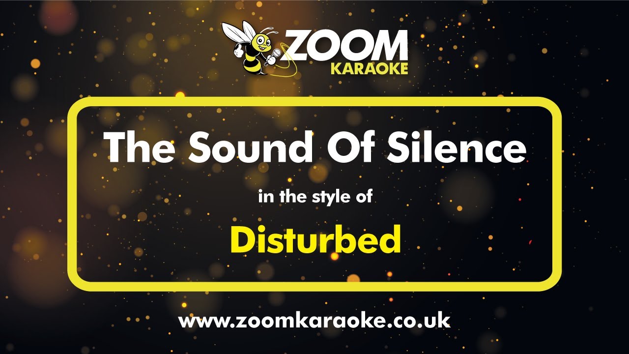 Disturbed - The Sound Of Silence (One Semitone Down) (Karaoke Version) with Lyrics On Screen