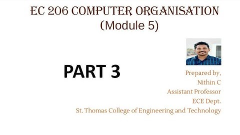 EC 206 COMPUTER ORGANISATION MOD 5 (KTU) PART 3_ BIT CELL_Asst Prof. Nithin C