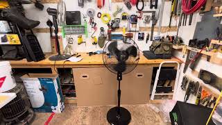 UTILITECH 18in oscillating pedestal fan