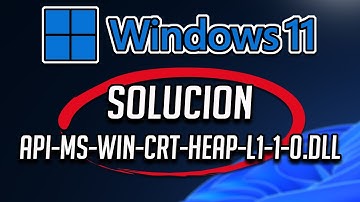 Solución al Error api-ms-win-crt-heap-l1-1-0.dll en Windows 11- [Tutorial 2025]