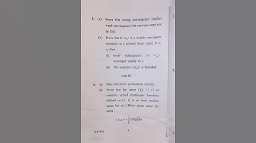 Functional analysis ques. paper M.sc 3rd sem