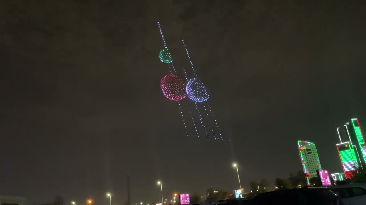 Drone Show on Kuwait National/Liberation Day -26/02/2025