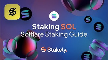 How to stake SOL with Solflare | Solana Staking Tutorial