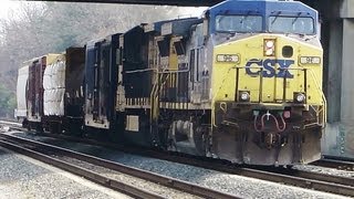 Short CSX Freight Train Q249 In St Denis