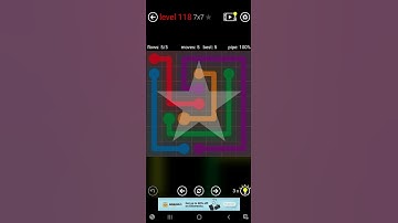 Flow Free 7x7 Level 118 #flowfree #level118 #8x8 #6x6 #7x7 #8x8 #mania #9x9 #10x10