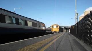 (HD) 73201 + 73119 Pass East Midlands Parkway with 0Z03 - 17/01/15