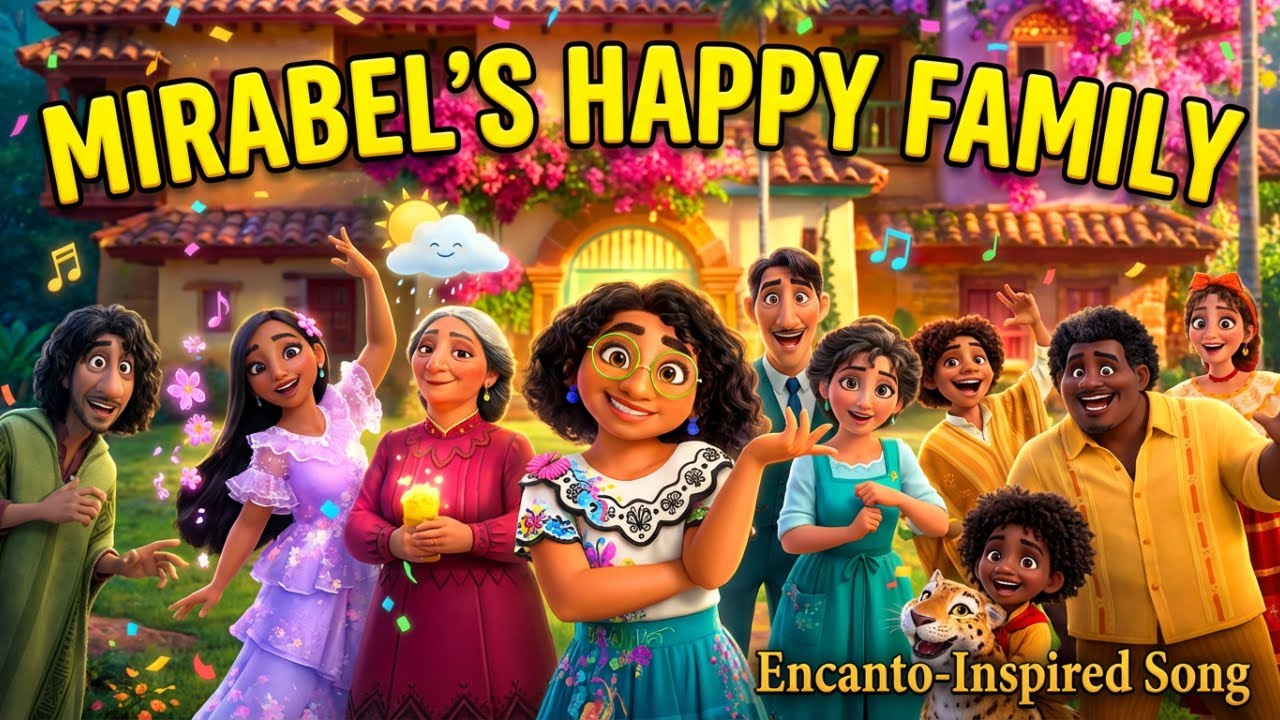 Счастливая семья Мирабель сияет вместе во всех взлетах и ​​падениях 