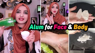 8 Surprising Benefits Of Alum پھٹکڑی For Facial Hair, Skin & Body You Must Know