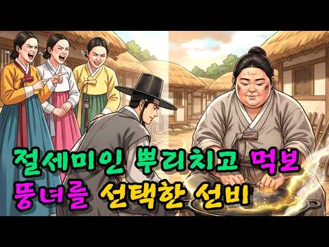 절세미인 다 뿌리치고 먹보 뚱녀를 반려자로 선택한 선비...과연 그 운명은?