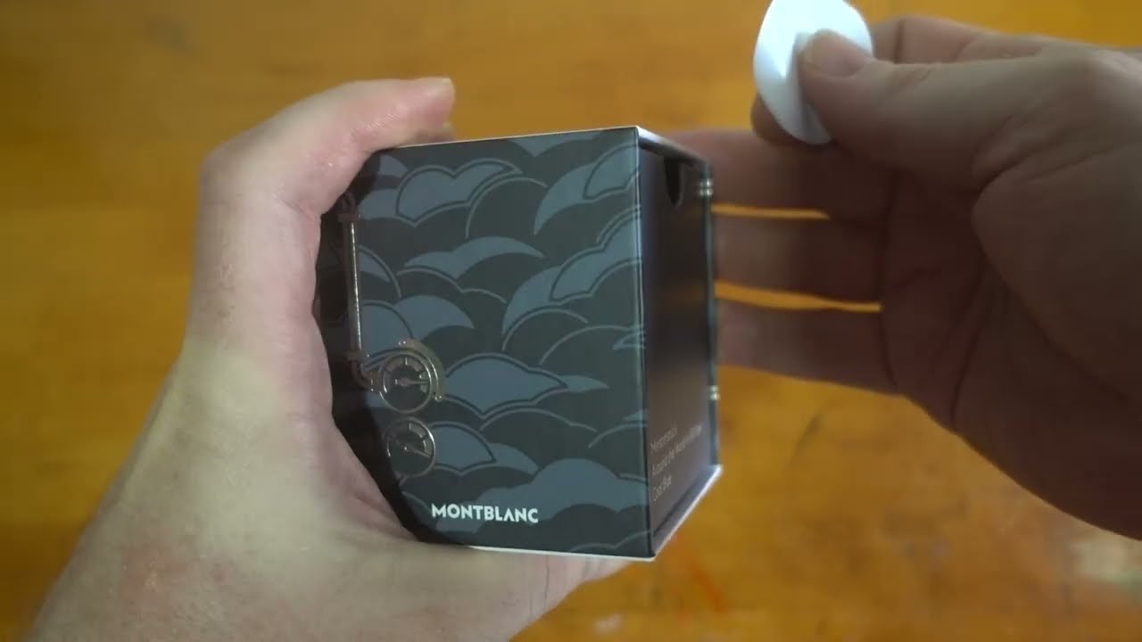 Montblanc's limited edition ink, Coal Blue - YouTube