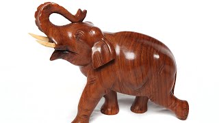 How to make A Talented local sculpture shows how he make end Prosscs wooden Aelephonet#manufacturing