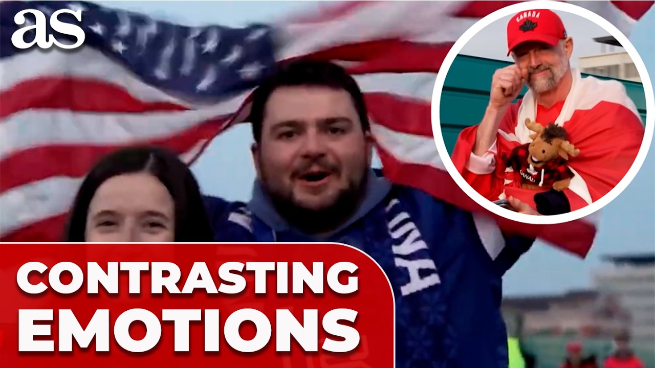 Team USA fans ERUPT as CANADA FANS leave DEJECTED after GOLD-MEDAL FINAL
