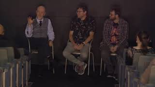 Actor and writer Nicholas Burman-Vince gives a Q&A before a screening of Hellraiser at Spook Screen.