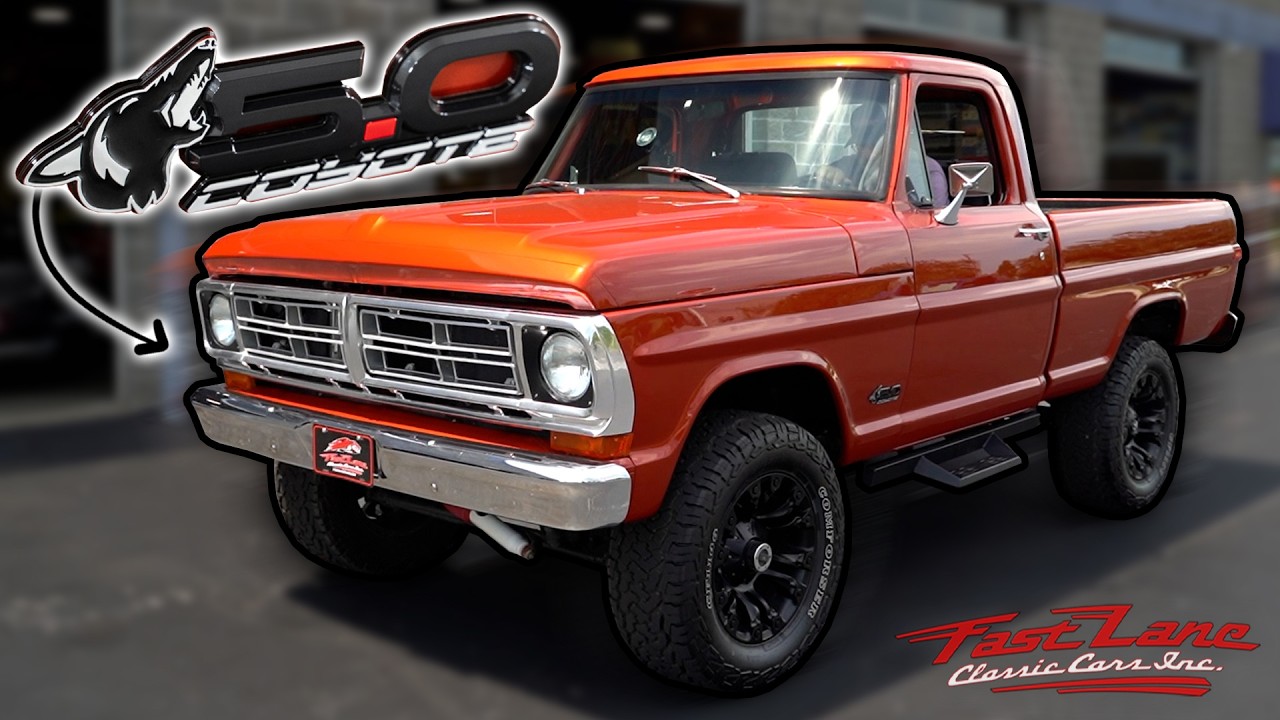1971 Ford F100 COYOTE SWAPPED - For Sale at Fast Lane Classic Cars!
