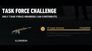 Ghost Recon Wildlands - Season 1 - Week 5 - Task Force Challenge (Aluminium Weapon Skin)