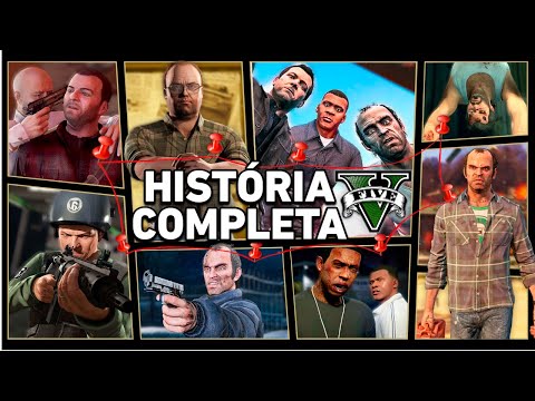 A HISTÓRIA COMPLETA DO GTA 5 COMO VOCÊ NUNCA VIU!