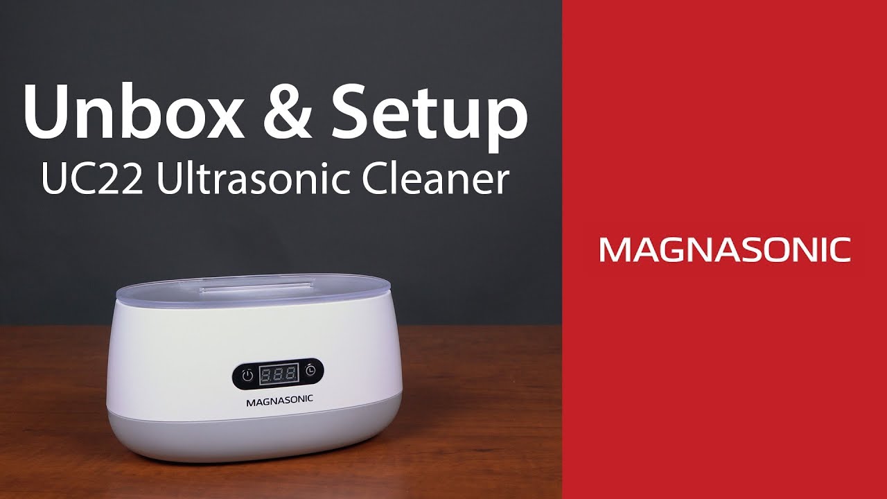 Unboxing and First Time Setup of the Magnasonic UC22 Ultrasonic Jewelry Cleaner